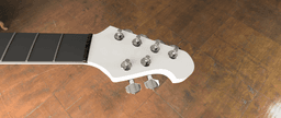 Majesty 6 replica of Petrucci's model with real neck profile 3d model