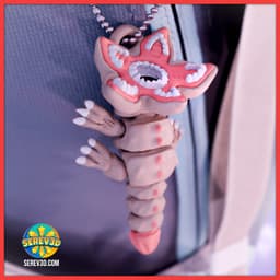 Long Demogorgon Flexi Creature - Articulated Horror Toy Keychain and Fidget - No Supports 3D STL/3МF 3d model