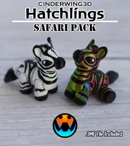 Zebra - Cinder Hatchling 3d model