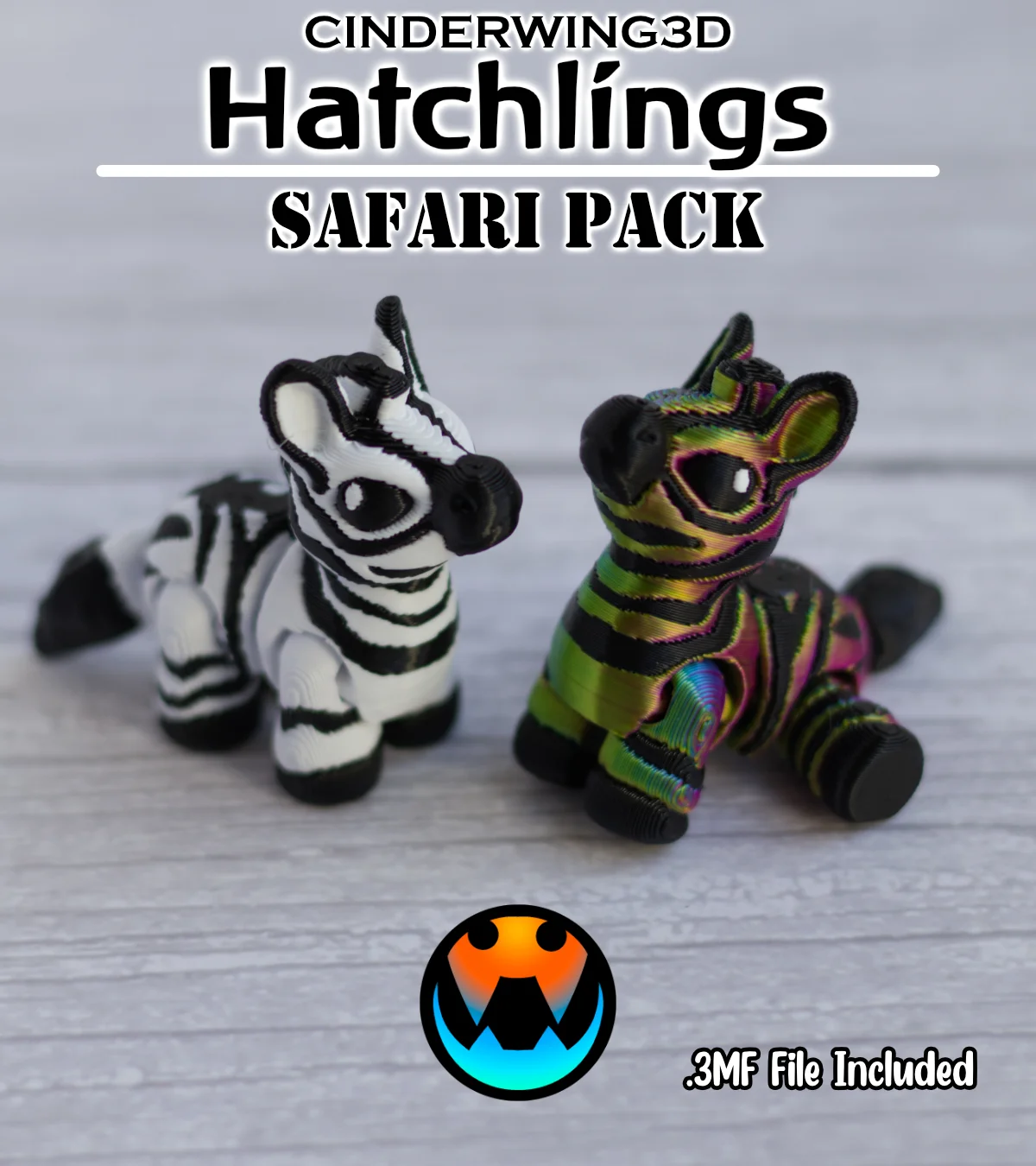 Zebra - Cinder Hatchling 3d model