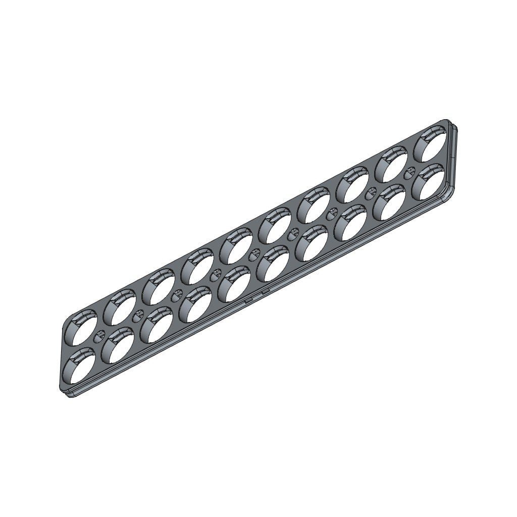 D-LOCK_PANEL.10X2-BLANK 3d model