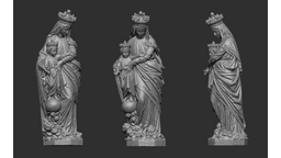 Our Lady and Child Scanning STL Printable 3d model