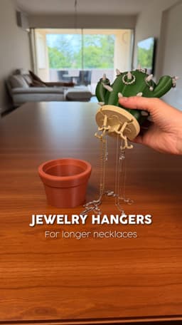 CACTICHARM | CACTUS JEWELRY HOLDER & LAMP 3d model