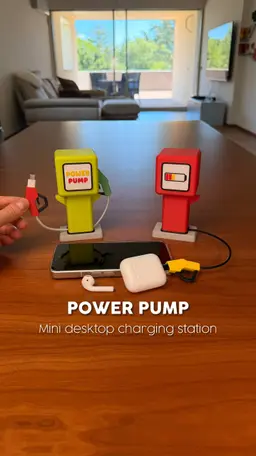 POWER PUMP | MINI DESKTOP CHARGING STATION 3d model