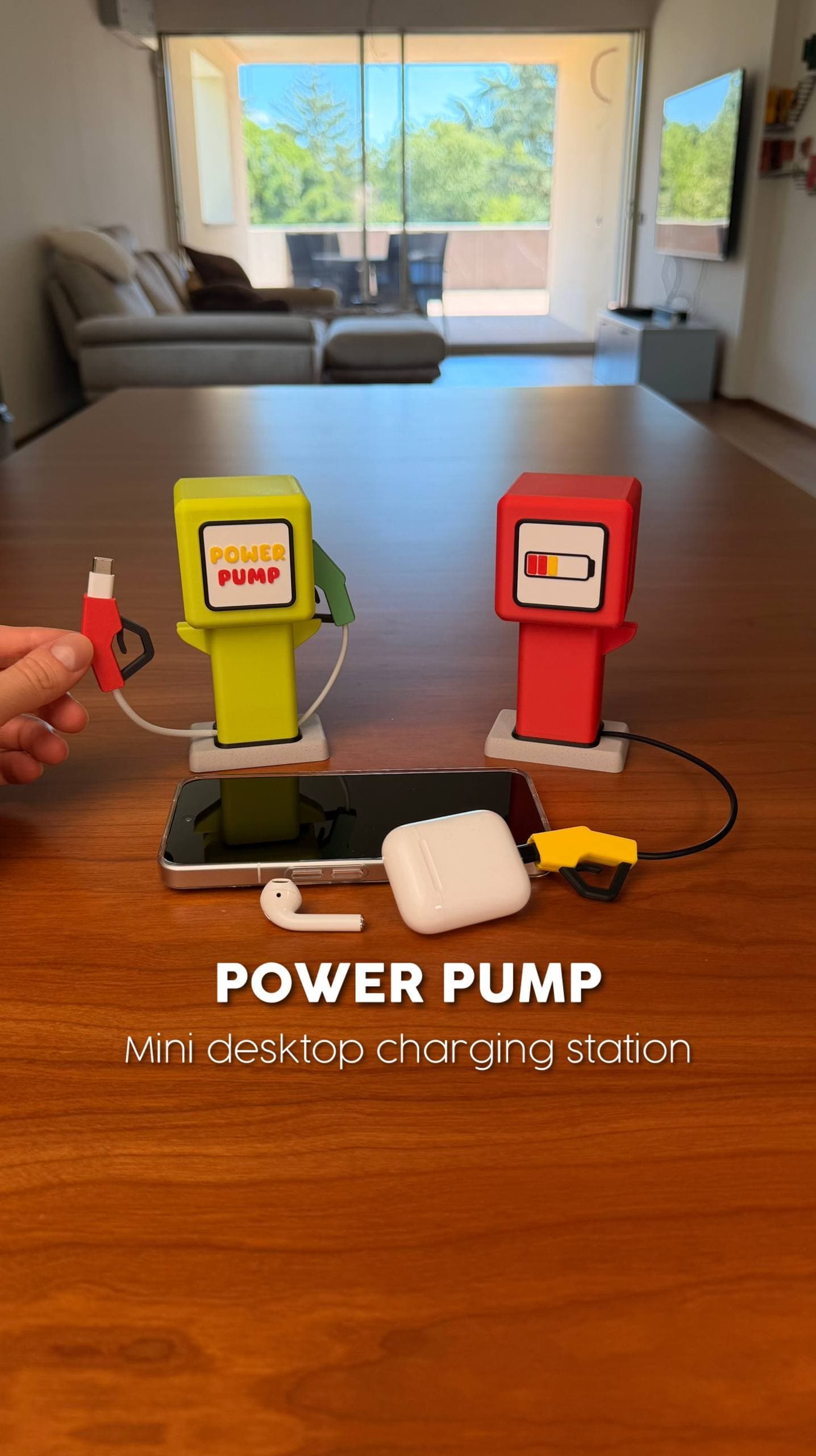 POWER PUMP | MINI DESKTOP CHARGING STATION 3d model