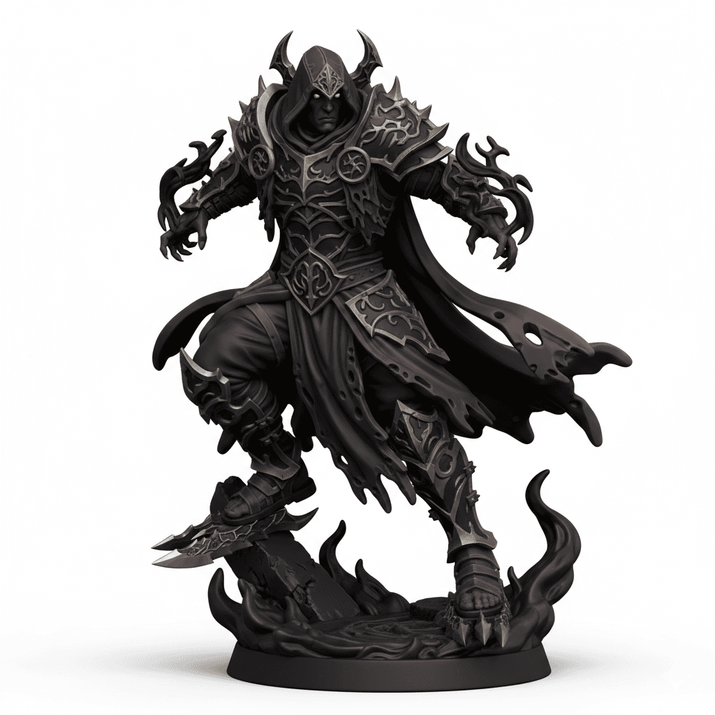 Shadow Monk Bladed Sandals High Quality STL 3d model