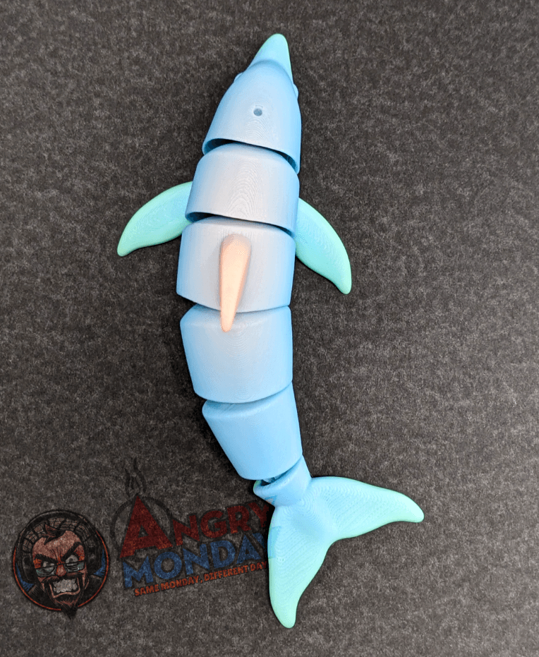 Flexi Figit Dolphin 3d model