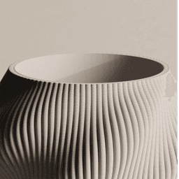 Planter with dripping tray 3d model