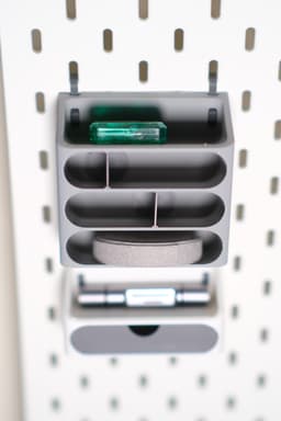 IKEA SKÅDIS Tilted Drawers & Tray Combo – Modular Ergonomic Pegboard Organizer 3d model
