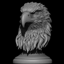 Eagle Bust 3d model