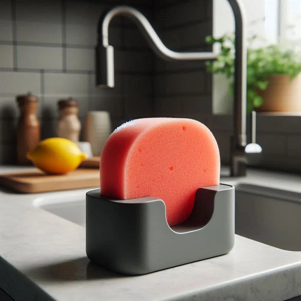 Modern Sponge Holder, Sponge Caddy 3d model
