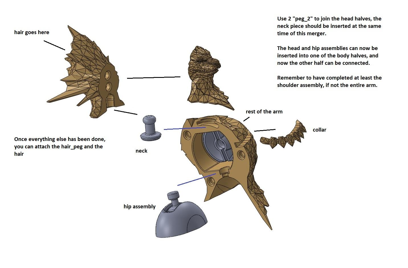 Dragon Slayer Ornstein articulated figure 3d model