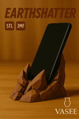 Playful Phone Stand β Add Joy to Your Desk 3d model