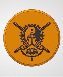 Monk Dice Container And Tray Threaded 3d model