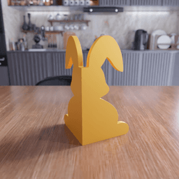 Wavy Oval Bunny Storage Box 3d model