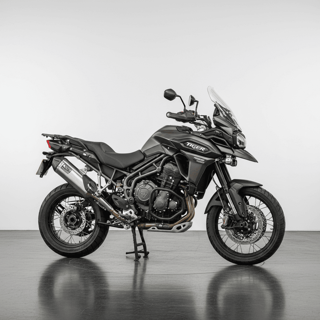 Triumph Tiger1200 Adventure Touring Motorcycle 3d model