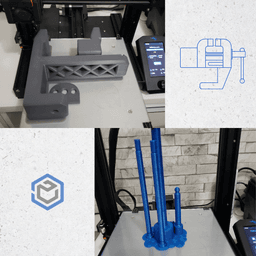 BENCH VICE - MOLDING LATHE - Visite a minha pagina do instagram e veja o vídeo da montagem:
https://www.instagram.com/concretize_3d/ - 3d model
