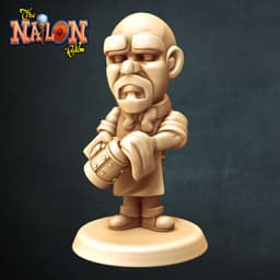 Barkeep Free 28mm STL 3d model