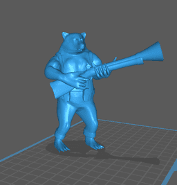 Bearman Fantasy v2.0 3d model