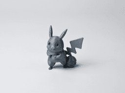 Pikachu 3D Sculpture – Pokemon Inspired Collectible 3d model