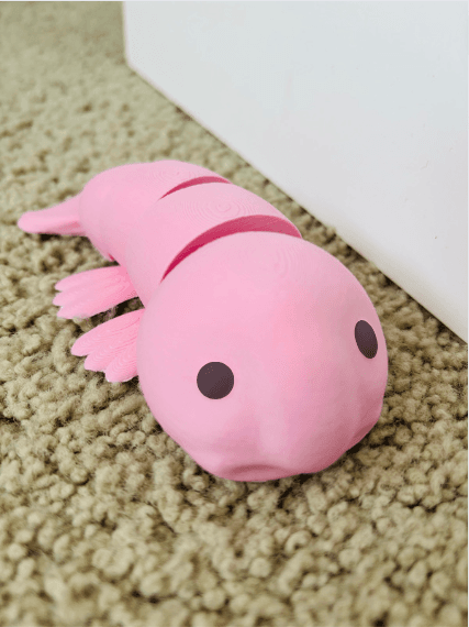 articulated blobfish - Print in Place 3d model