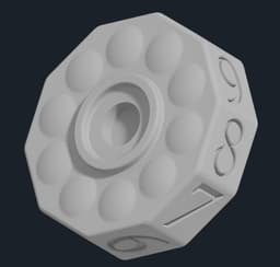 Magnetic Numerical Counter - Game 3d model