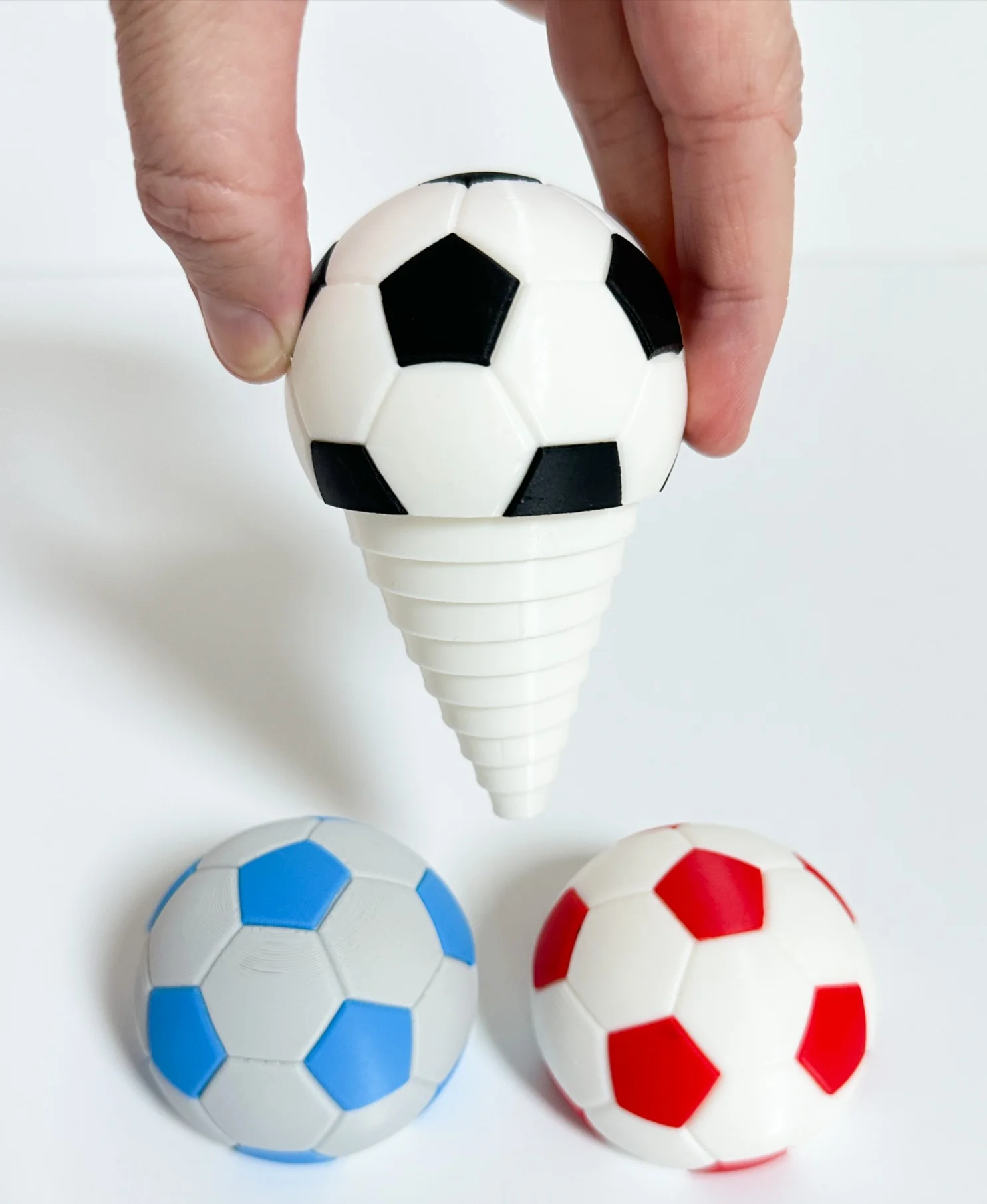 Soccer Ball Layered Fidget 3d model