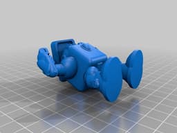 HEAT MAN from MEGAMAN2 3d model