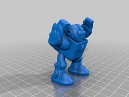 HEAT MAN from MEGAMAN2 3d model