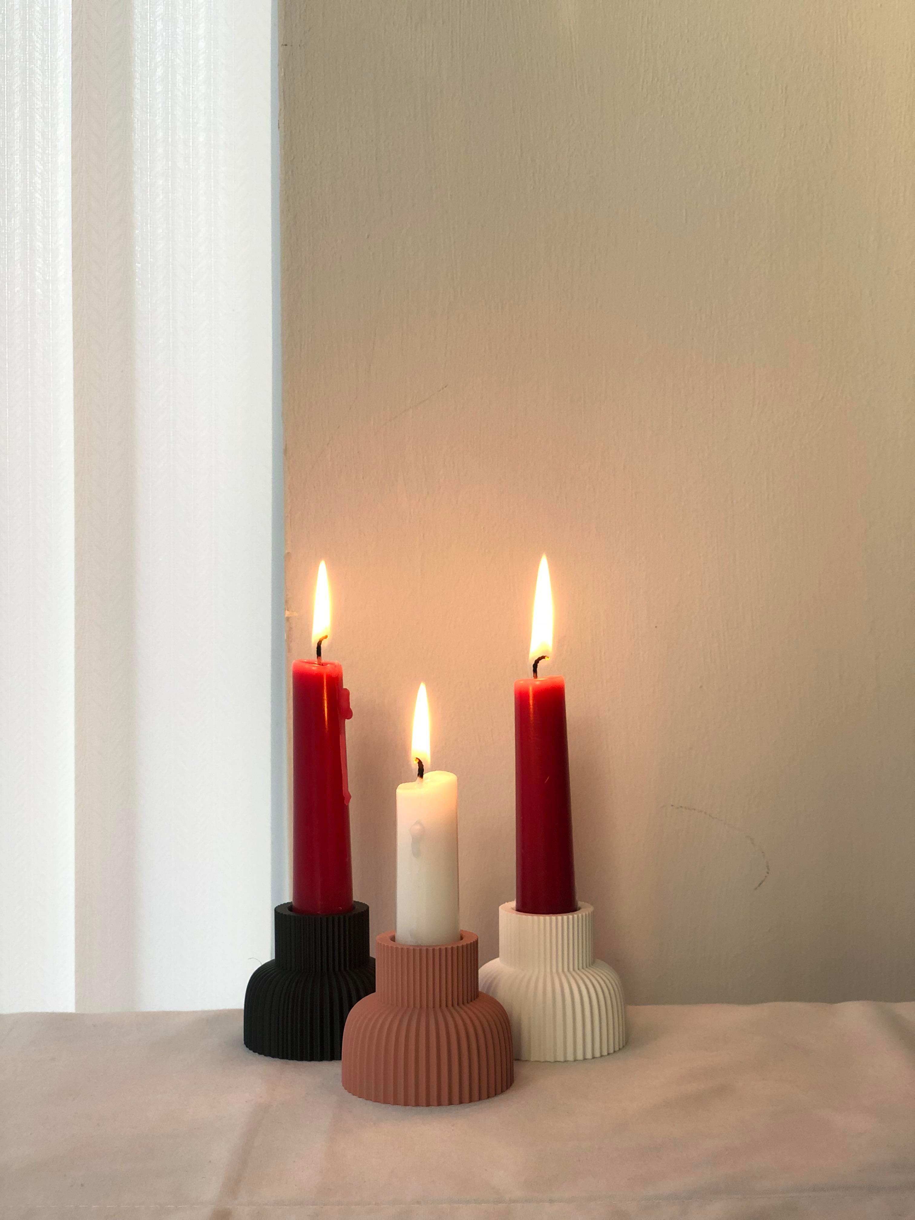 Nordic Style Candle Holder 3d model