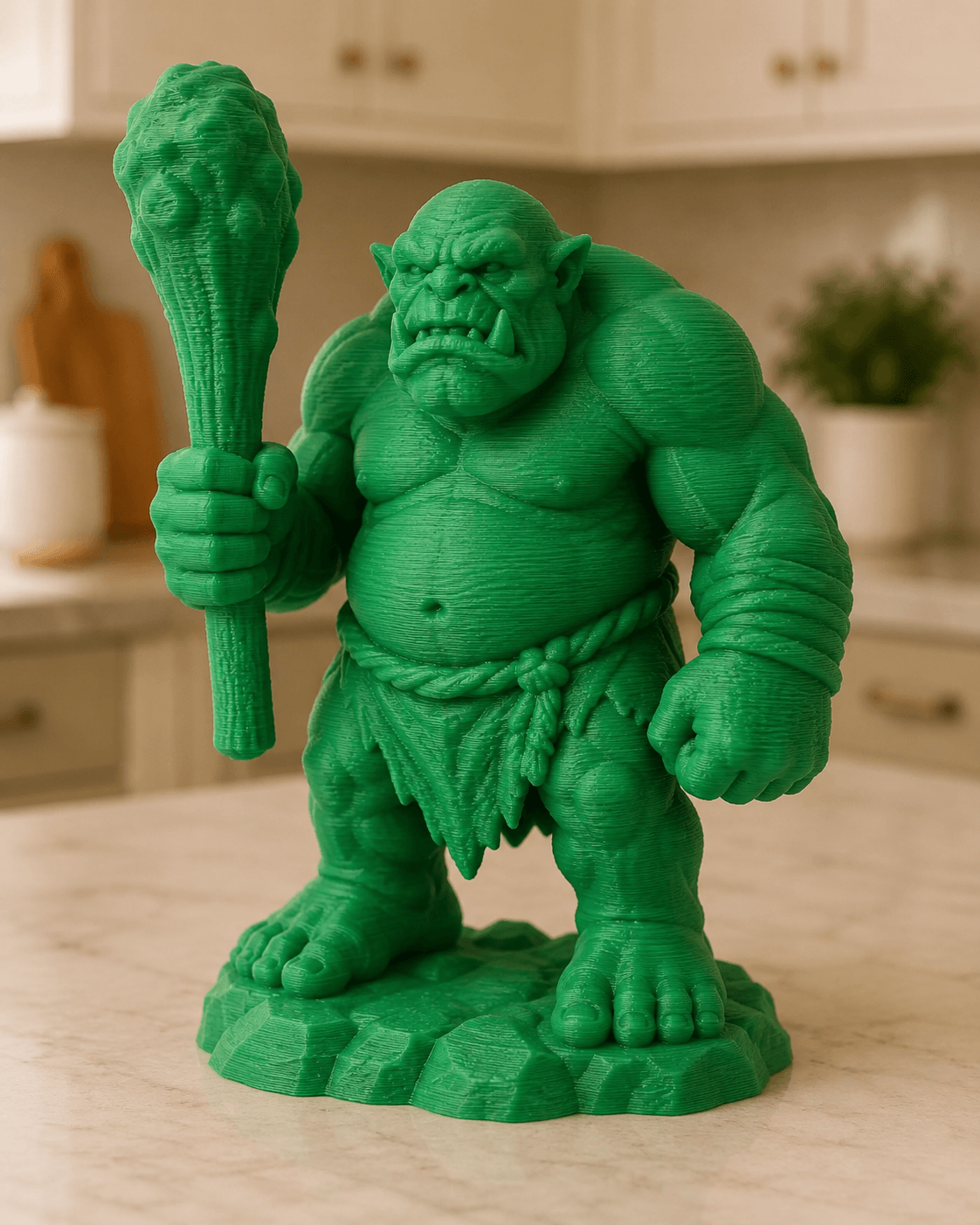 Ogre Brute with Club STL 3d model