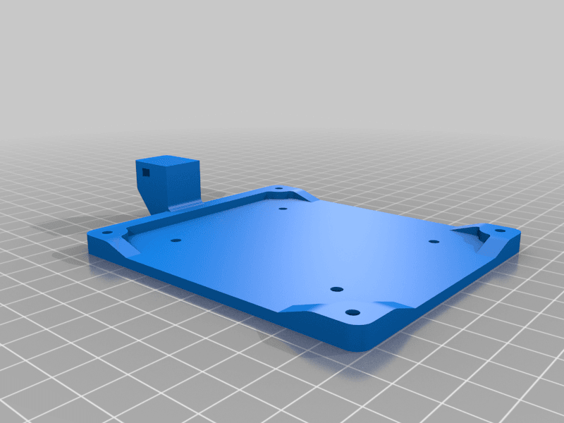 grblHAL Teensy 4.1 Breakout Board Mount w/ USB Cable Support 3d model