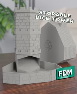 RPG - Dice Tower + Case 3d model