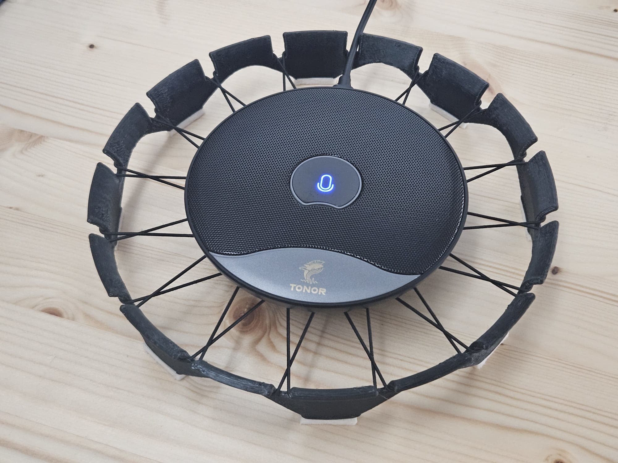 S!LENT Desktop Conference Microphone Shock Mount 3d model
