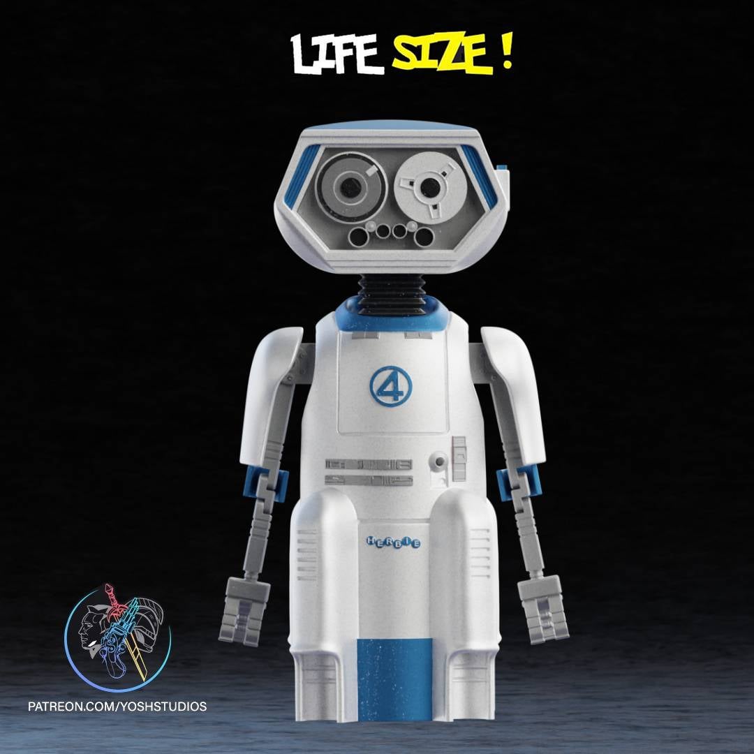 Life Size H.E.R.B.I.E 3D Printer STL File 3d model