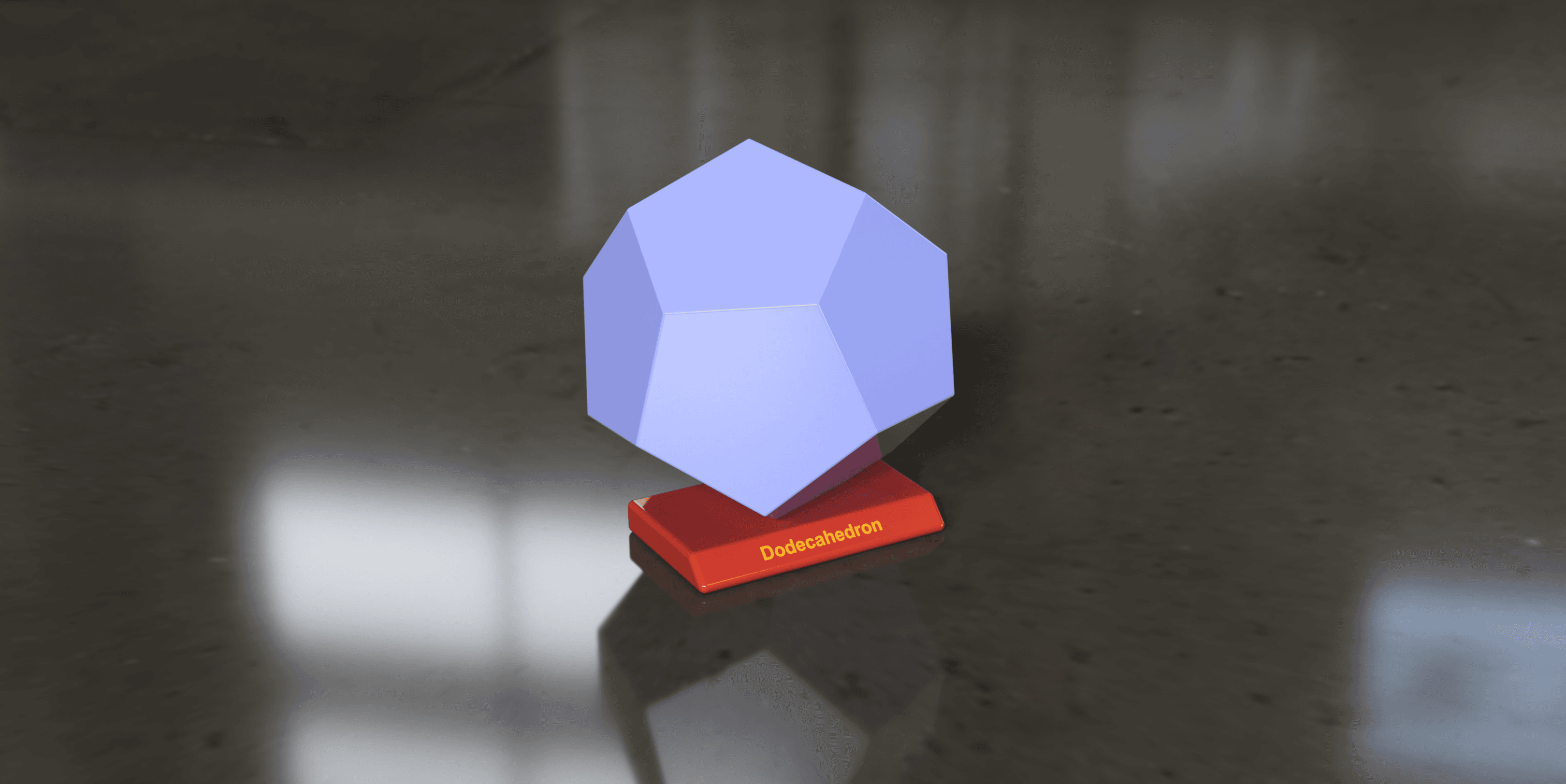 Dodecahedron Solid 3d model