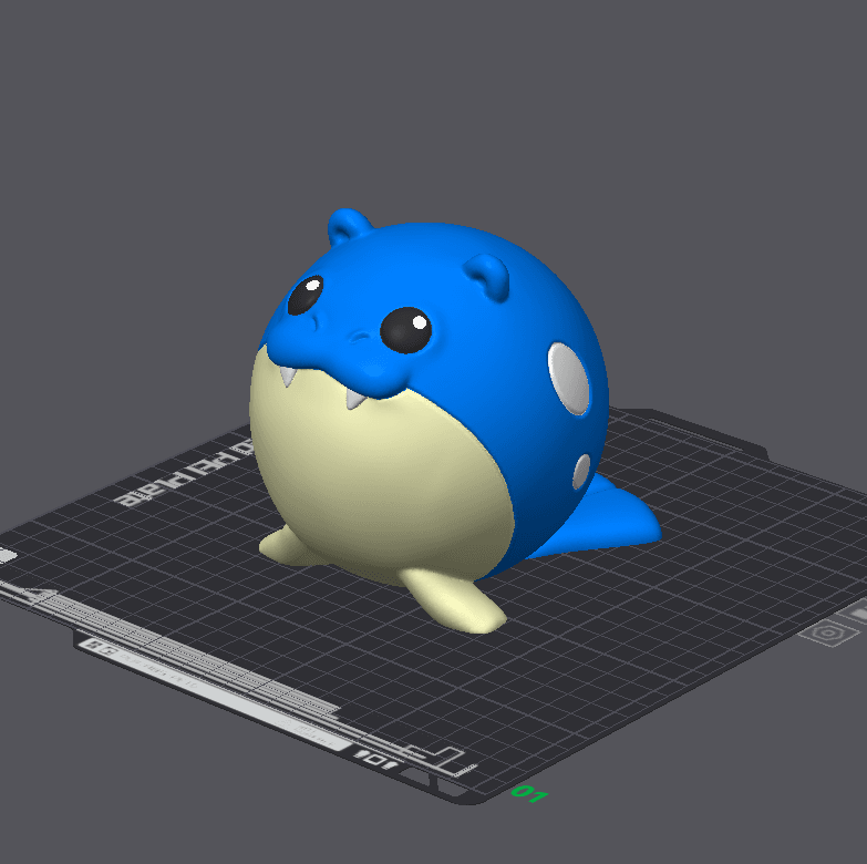363. Spheal - Basic & Ornamental 3d model