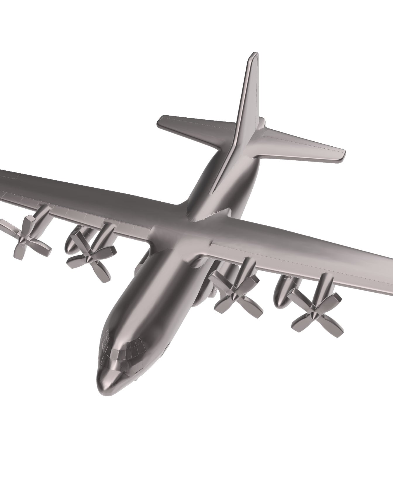 Lockheed C-130H Hercules 3d model