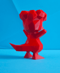Magby Low Poly Pokemon 3d model