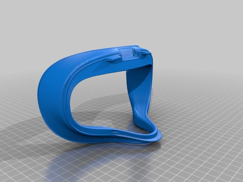 Oculus Quest 1 Facial Interface Scan 3d model