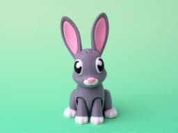 Binkybun - cute easter bunny 3d model