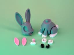 Binkybun - cute easter bunny 3d model