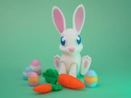 Binkybun - cute easter bunny 3d model