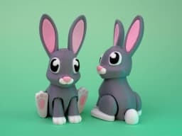 Binkybun - cute easter bunny 3d model