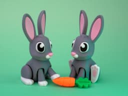 Binkybun - cute easter bunny 3d model