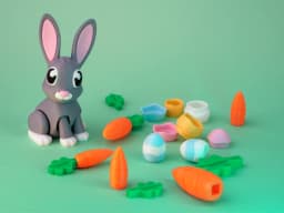 Binkybun - cute easter bunny 3d model