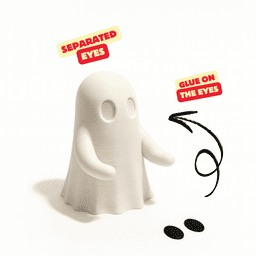 PEN HOLDER GHOST / PEN ORGANIZER HALLOWEEN EDITION 3d model