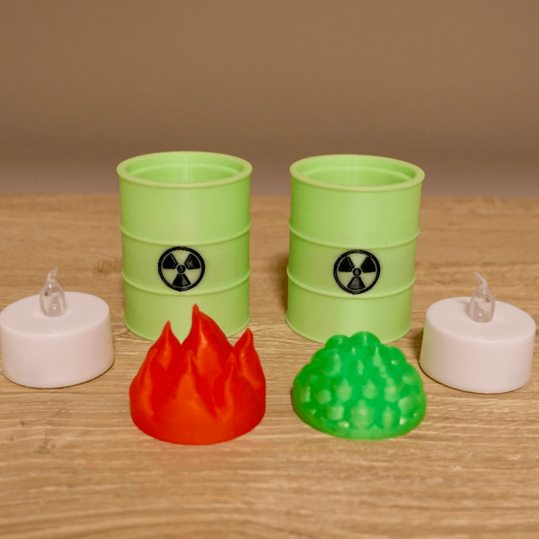 Toxic Barrel LED Tea Light 3d model