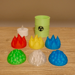 Toxic Barrel LED Tea Light 3d model