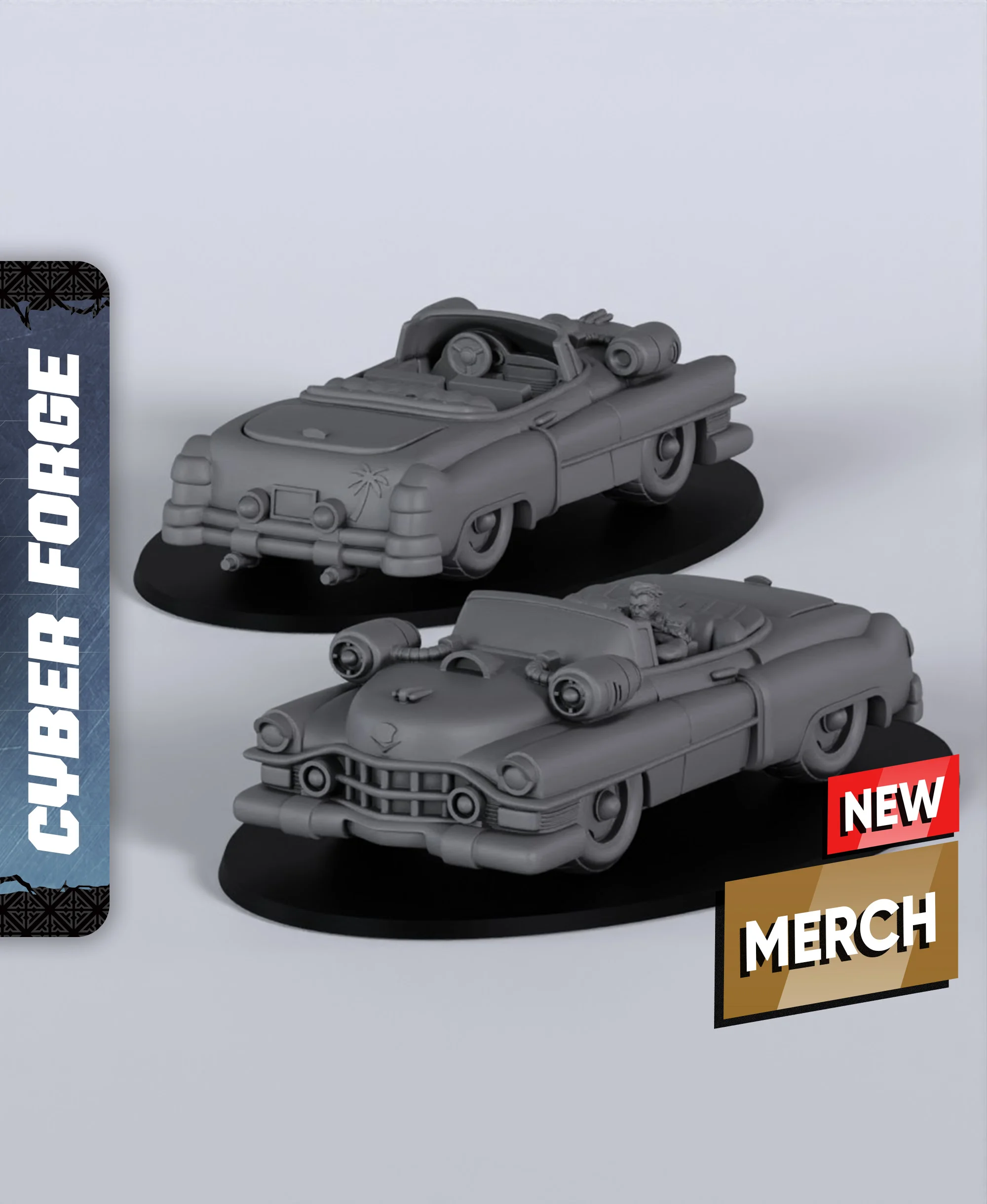 The Ambusher - With Free Cyberpunk Warhammer - 40k Sci-Fi Gift Ideas for RPG and Wargamers 3d model
